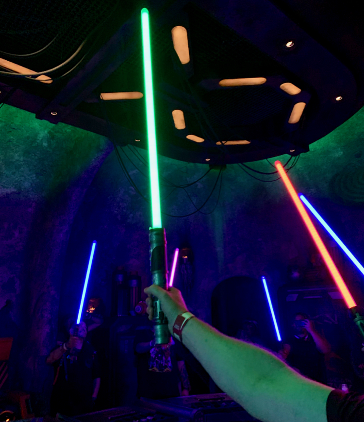 Make Custom Lightsaber at Savi’s Workshop at Star Wars: Galaxy’s Edge