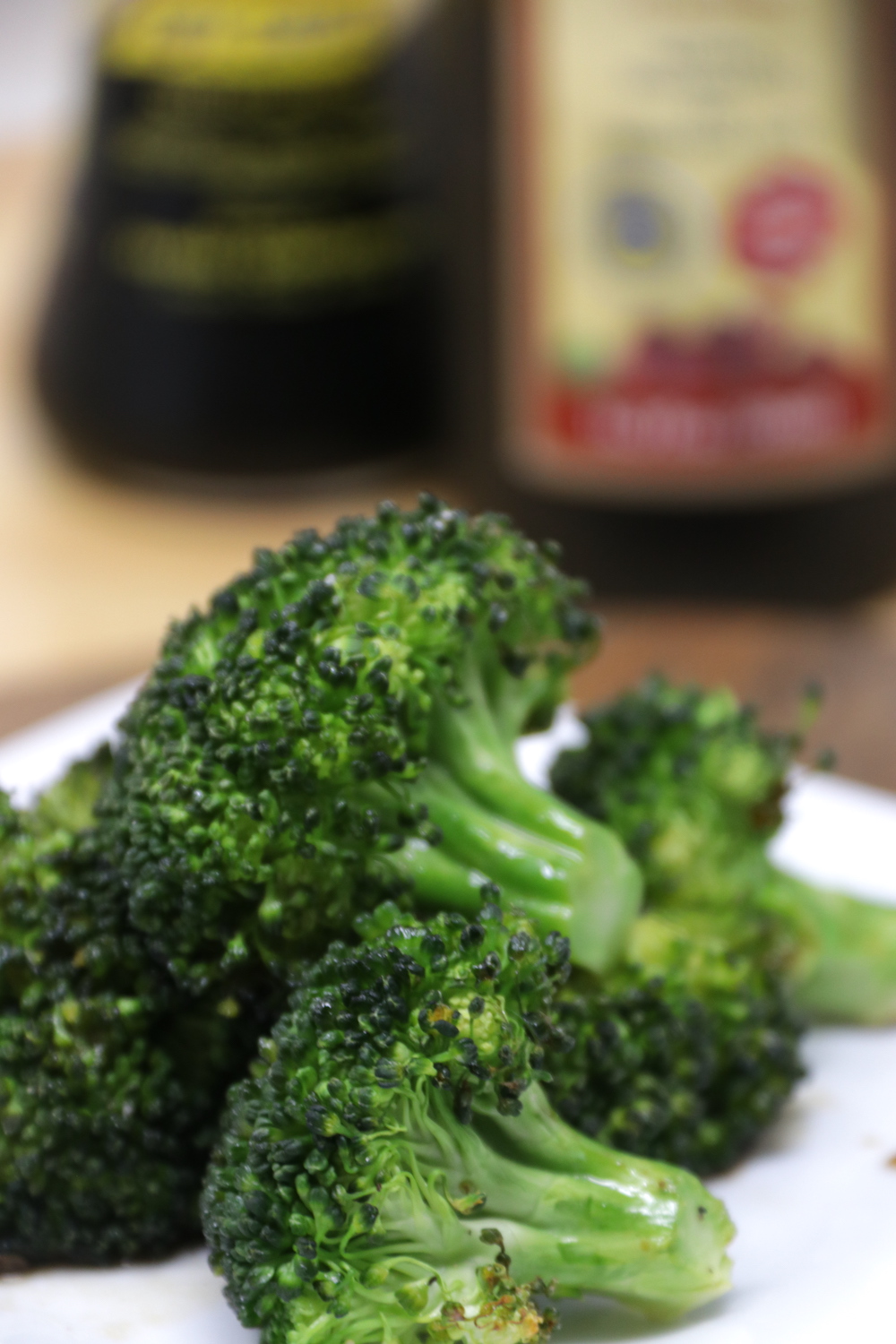 Roasted Broccoli with Balsamic Butter Sauce