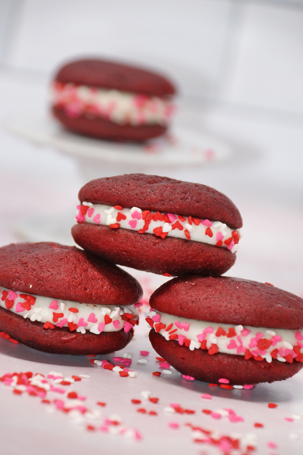 Red Velvet Whoopie Pies