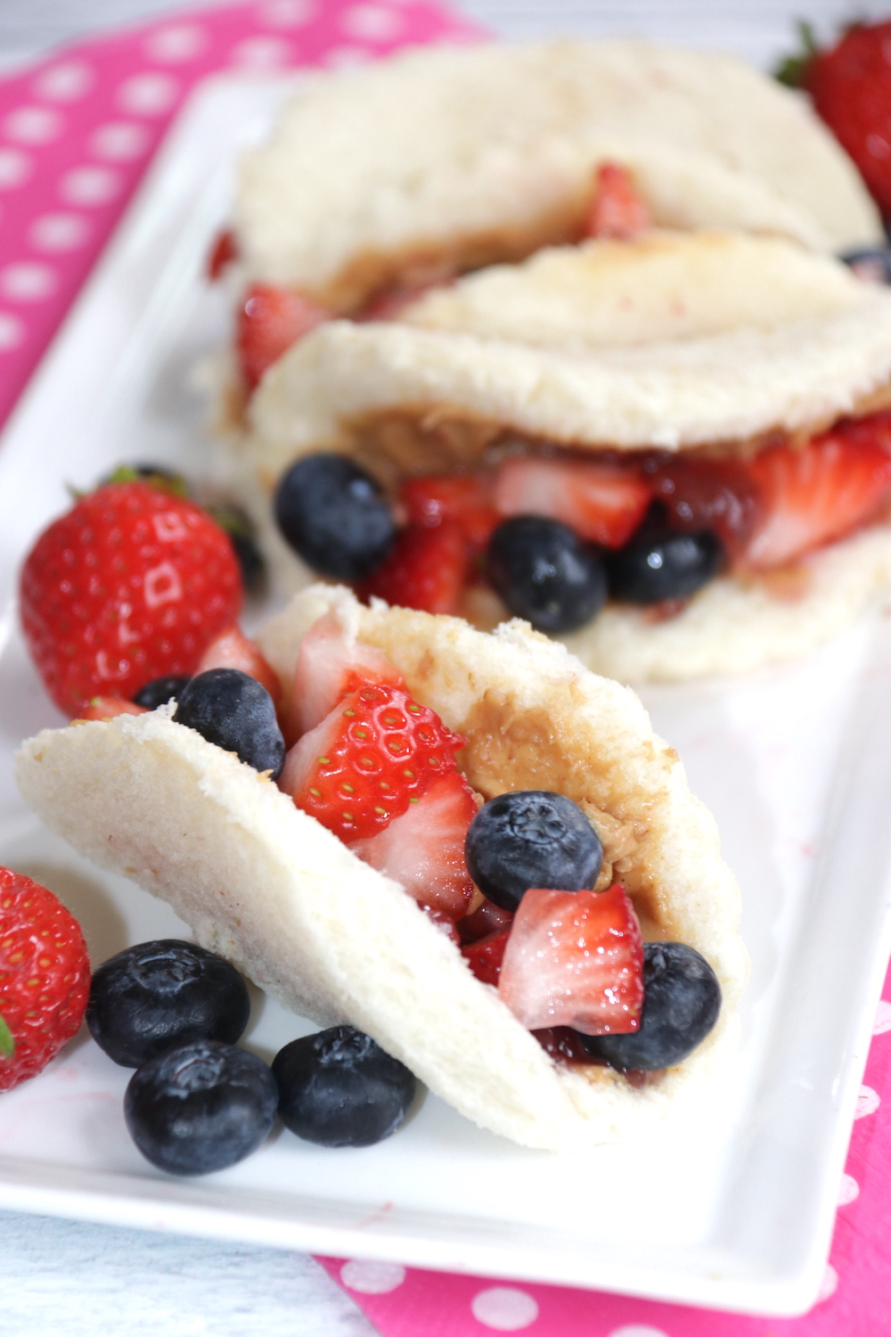 Kids Lunches – PB&J Tacos