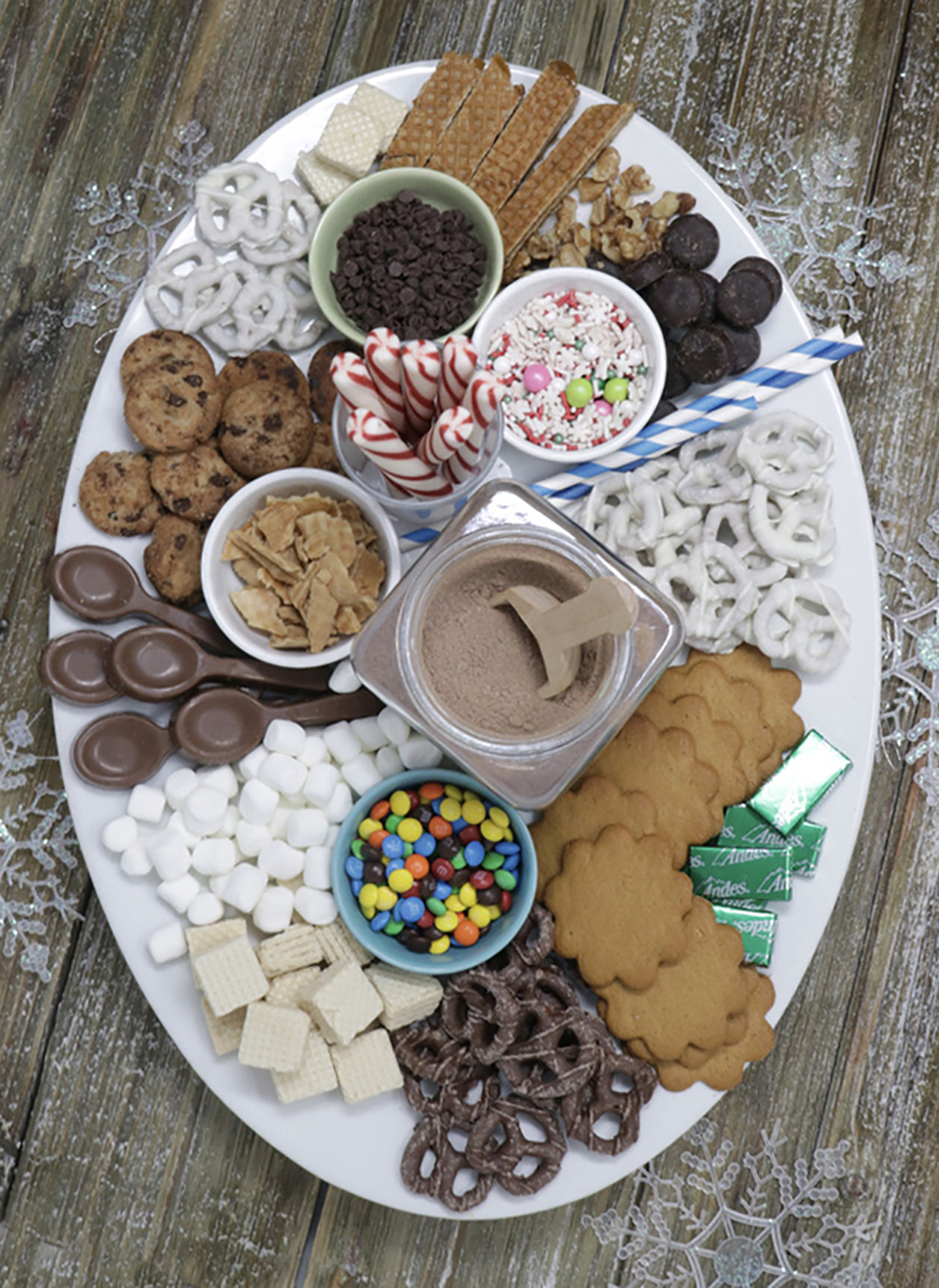Hot Cocoa and Treat Charcuterie Board