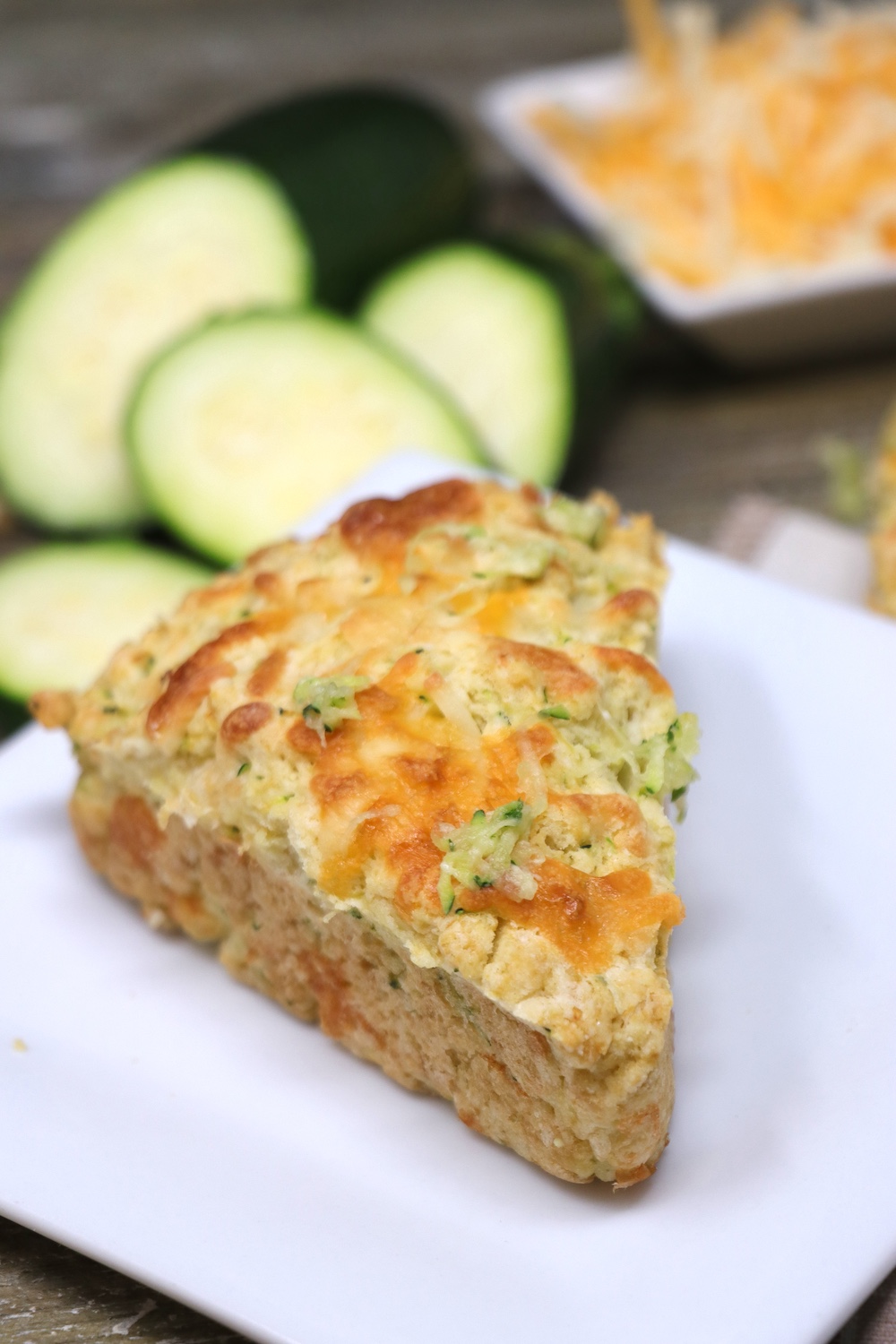 Zucchini Cheddar Scones