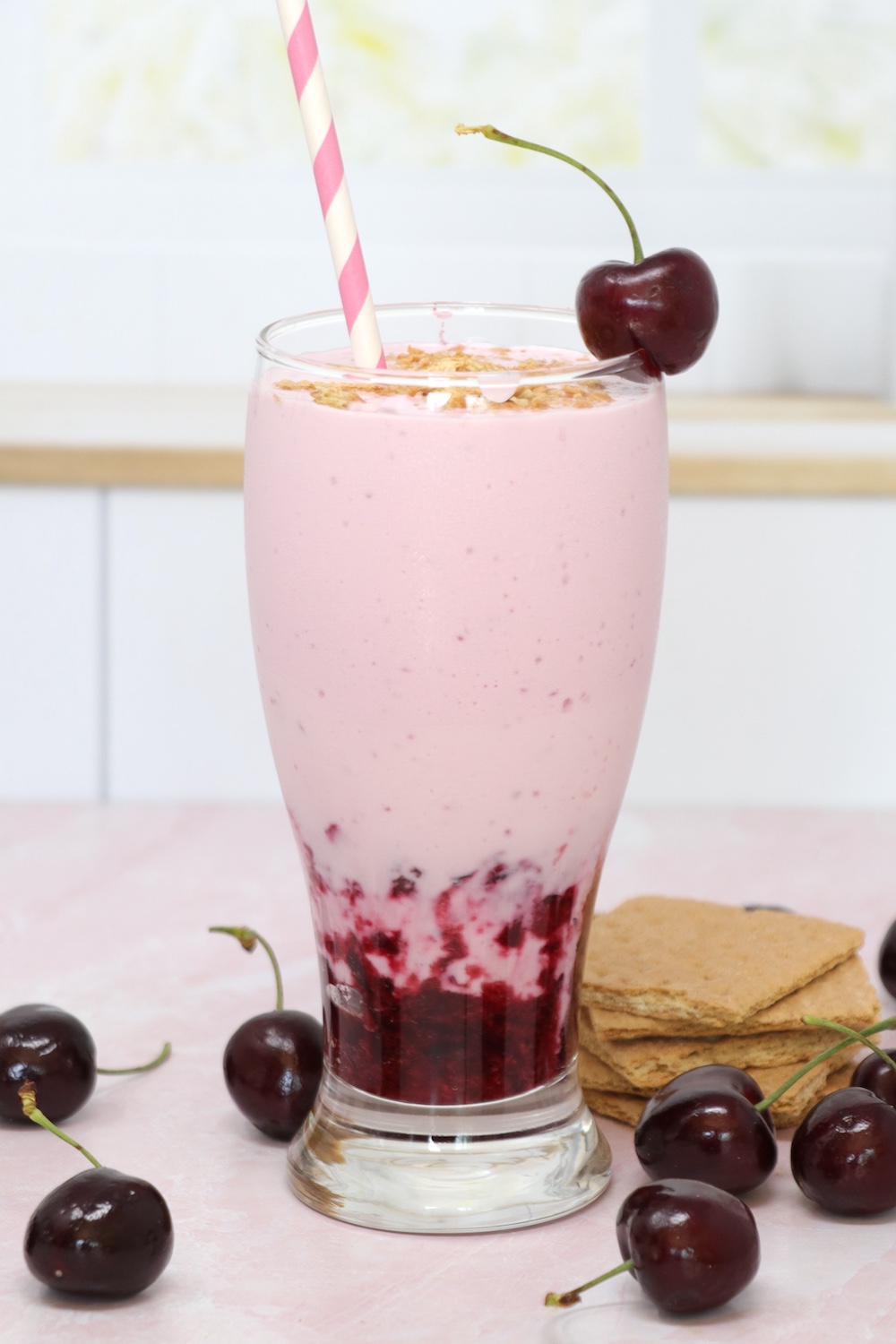 Cherry Cheesecake Smoothie 