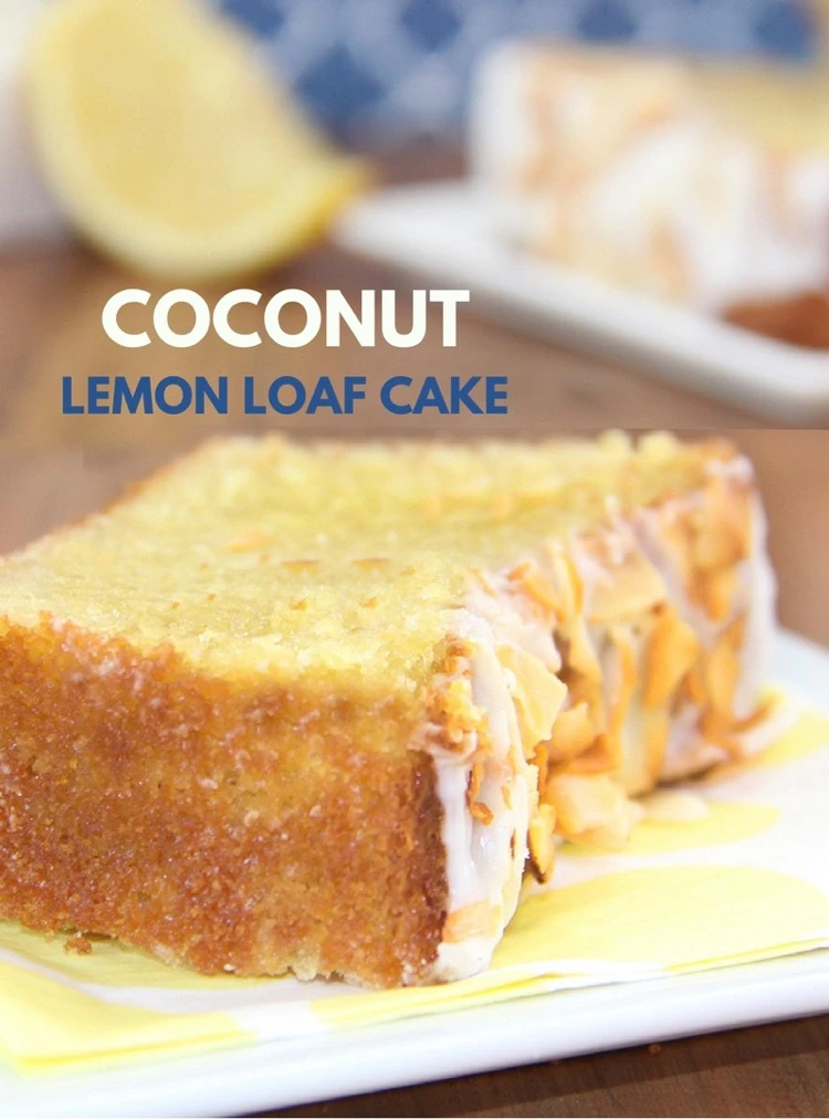 Coconut Lemon Loaf Cake
