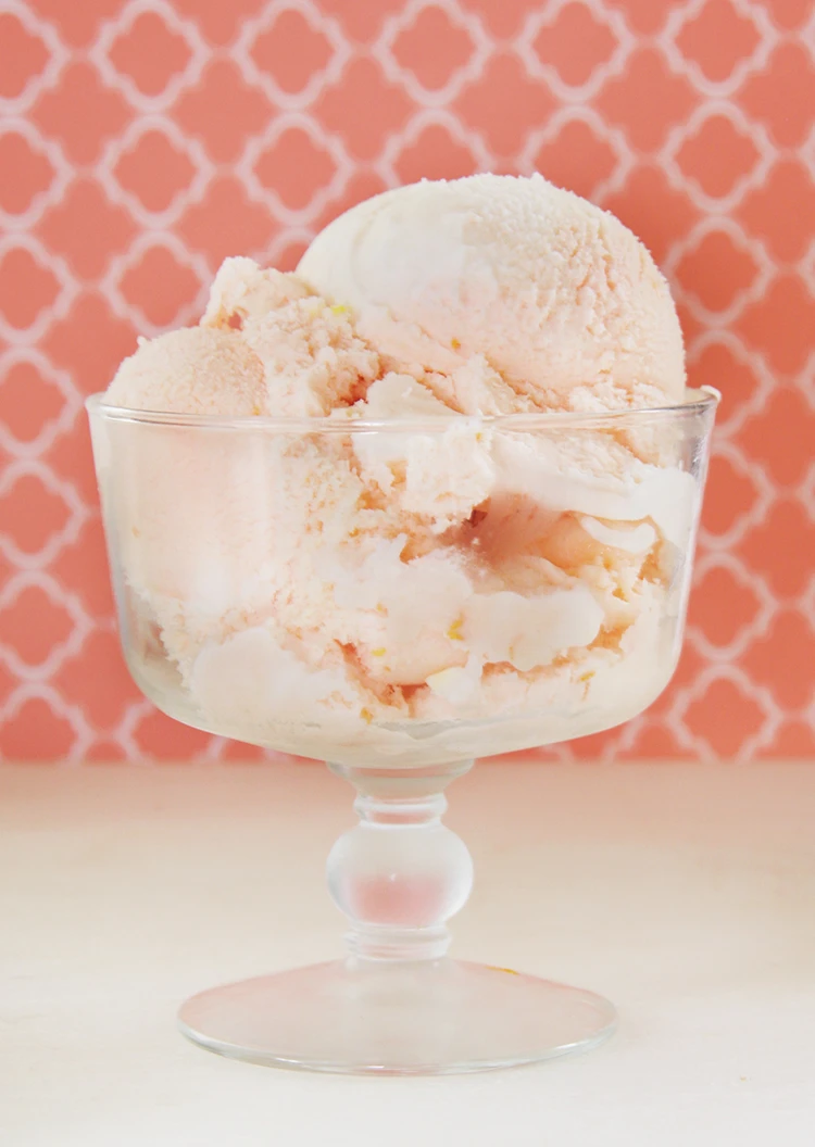 Homemade Creamsicle Ice Cream