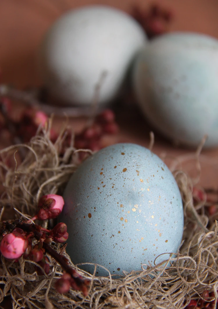 Natural Easter Egg Dye: Robin’s Egg Blue