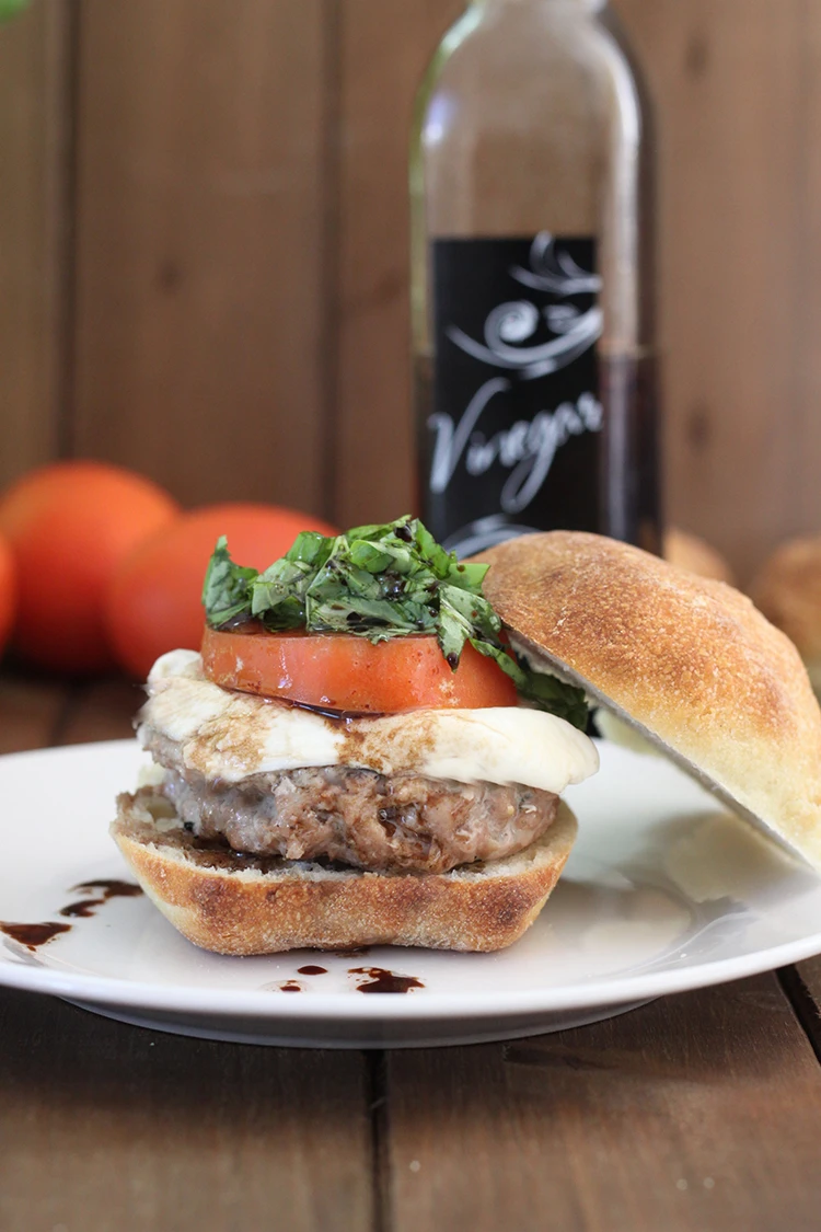 Bruschetta Turkey Burgers
