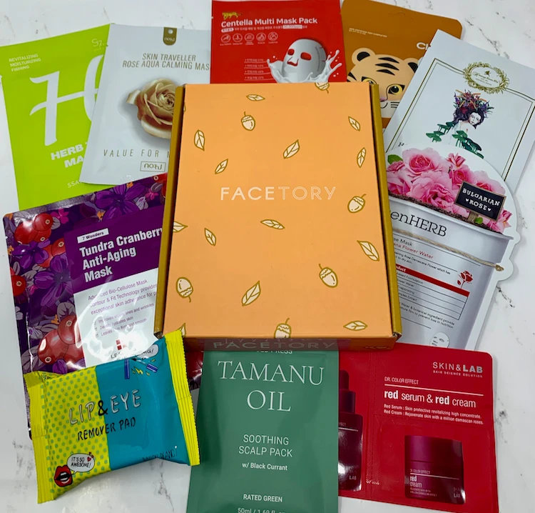 Facetory: First Subscription Box with 7 Face Mask + Extras for $4.90 with Free Shipping