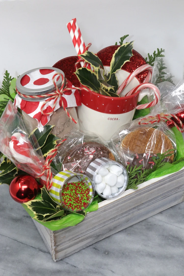 Homemade Hot Cocoa Gift Basket