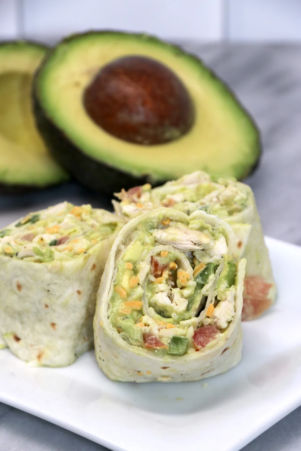 Chicken and Avocado Roll-ups