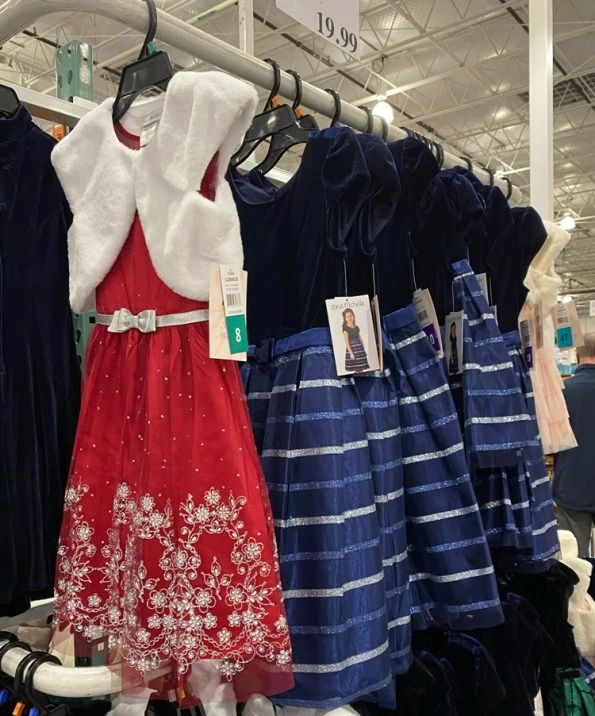 Costco girls sale holiday dresses