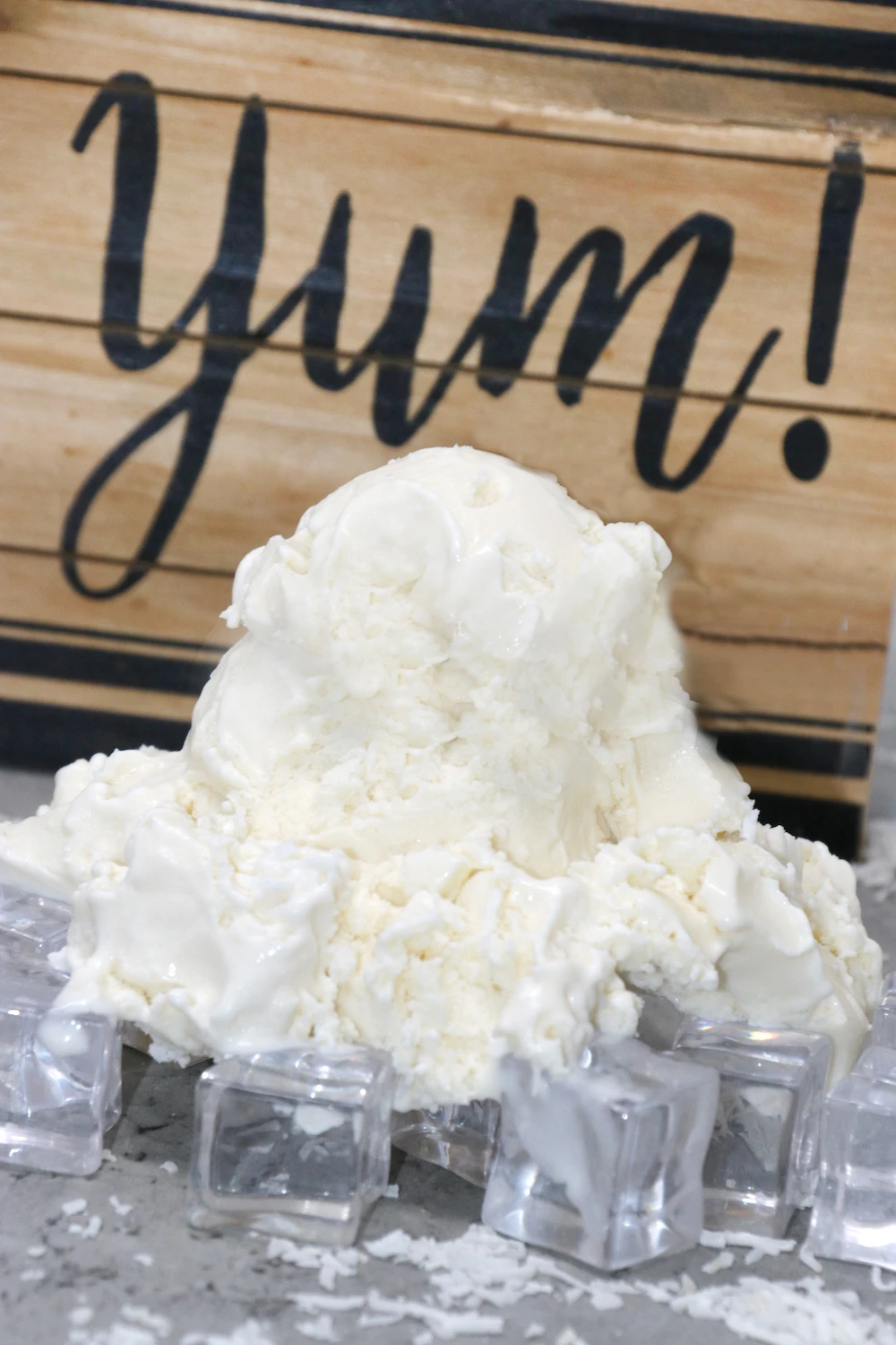 Homemade Coconut Ice Cream