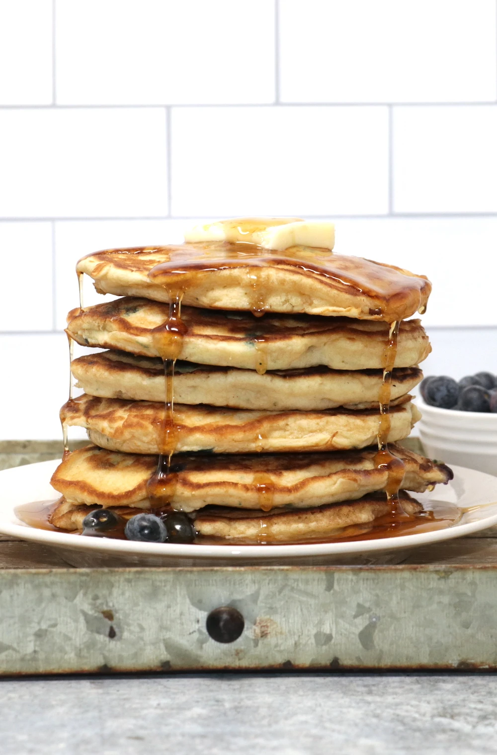Fluffy Blueberry Pancakes