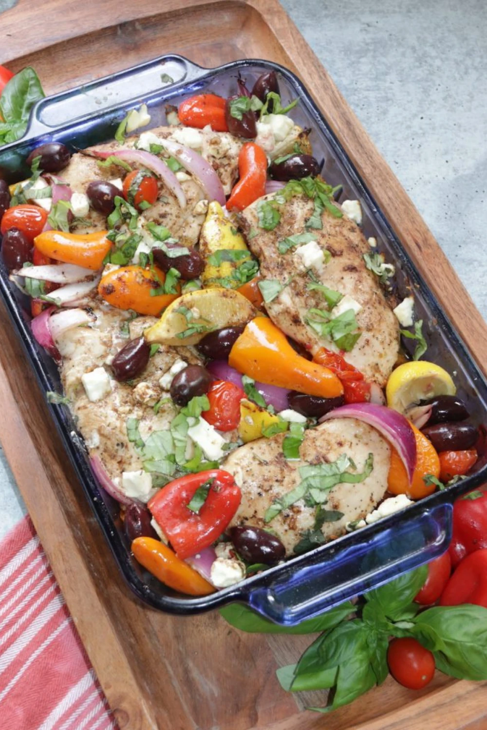 Pan Baked Greek Chicken