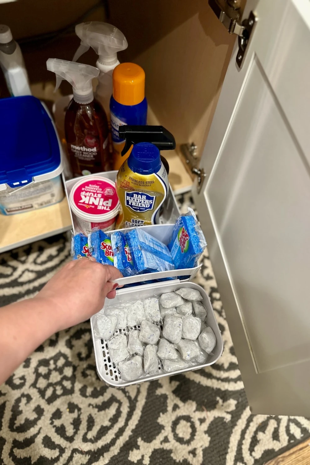Undersink Organizer & my Favorite Cleaners