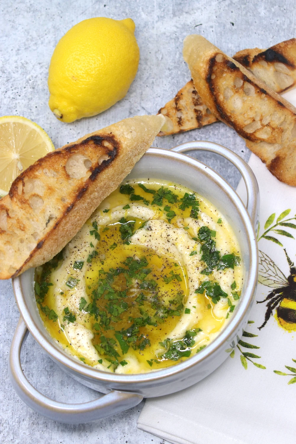 Whipped Ricotta with Honey and Lemon