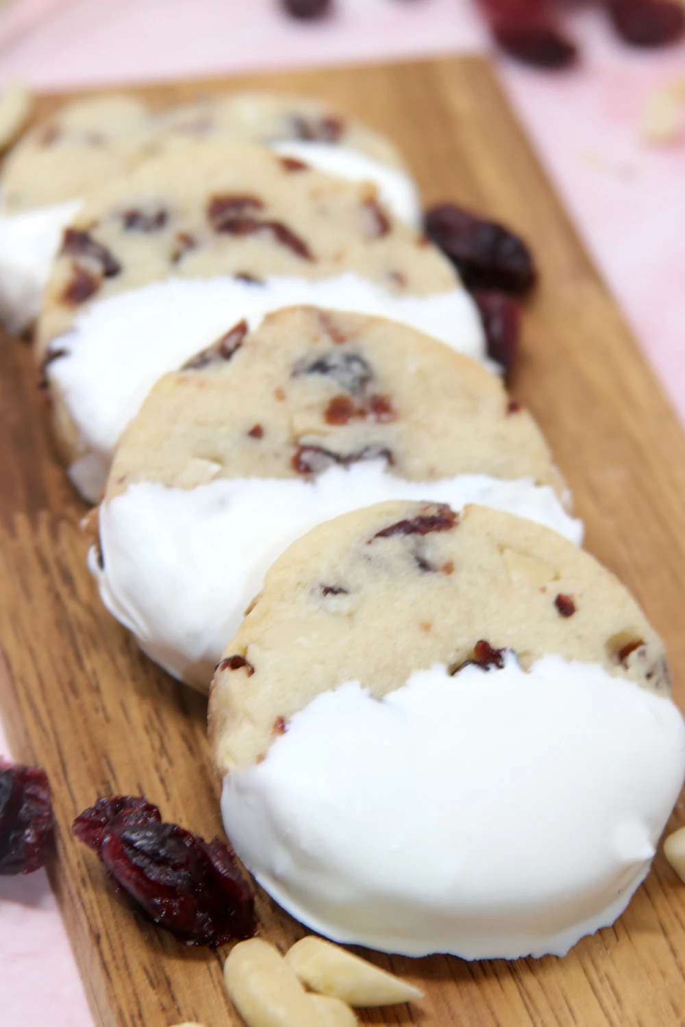 Cranberry Almond Shortbread
